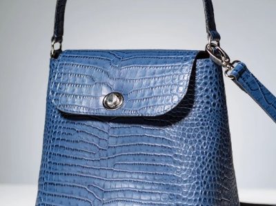Croco Leather Crossbody Bag