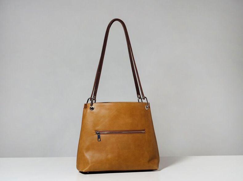 Handmade Leather Hobo Bag